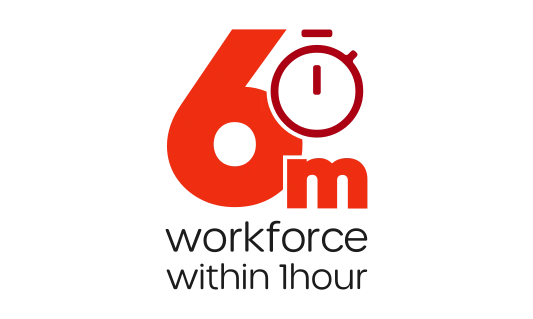 6m workforce within an hours drive